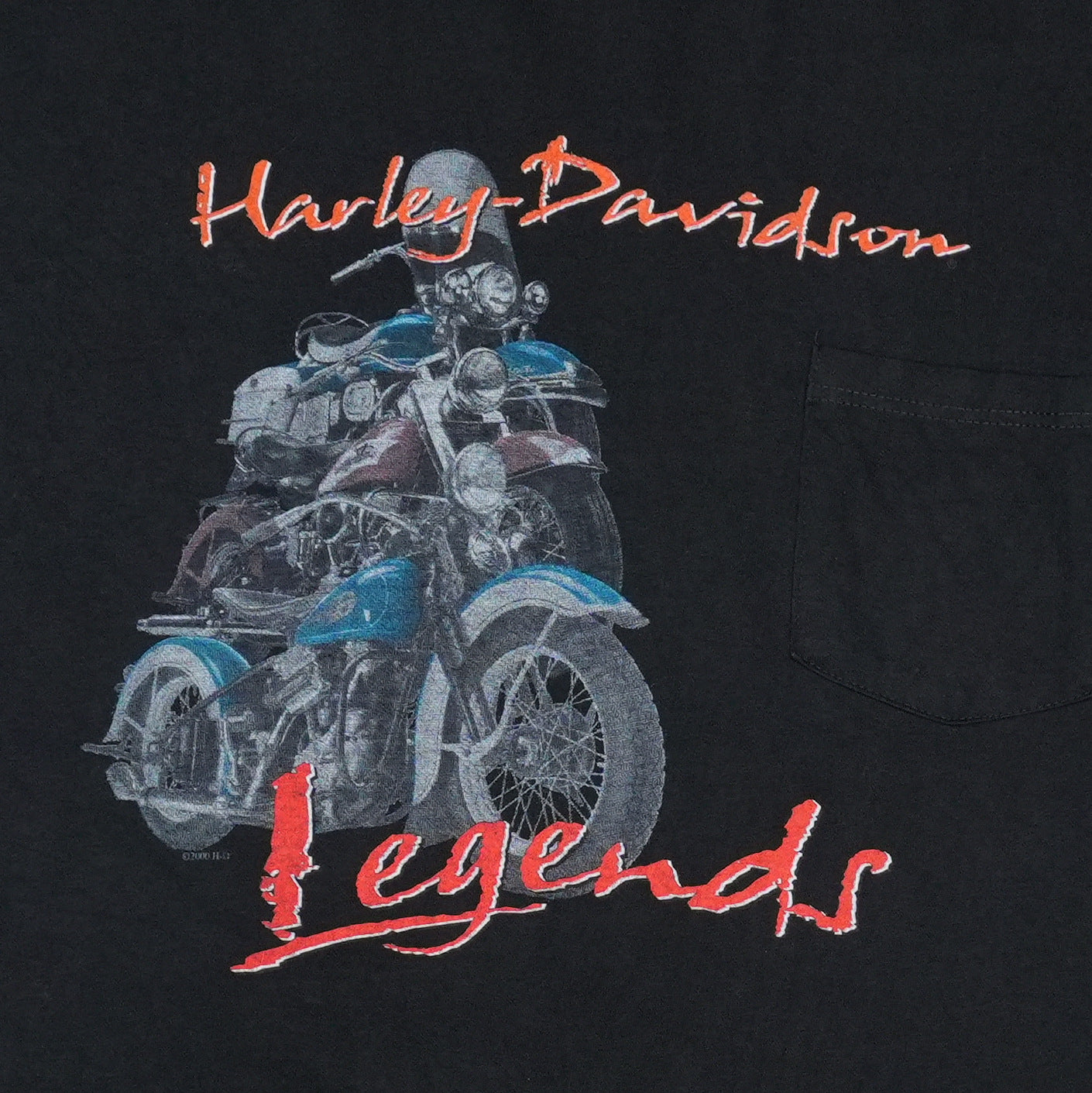 2000 Harley Davidson Legends Shirt