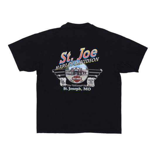 2000 Harley Davidson St Joseph Missouri Shirt Back