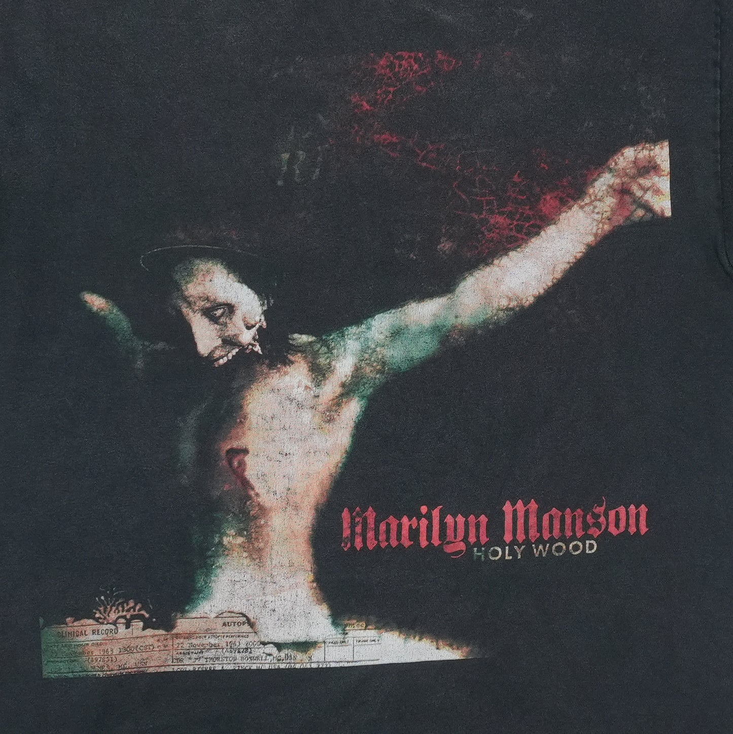 2000 Marilyn Manson Guns God And Government Tour Shirt