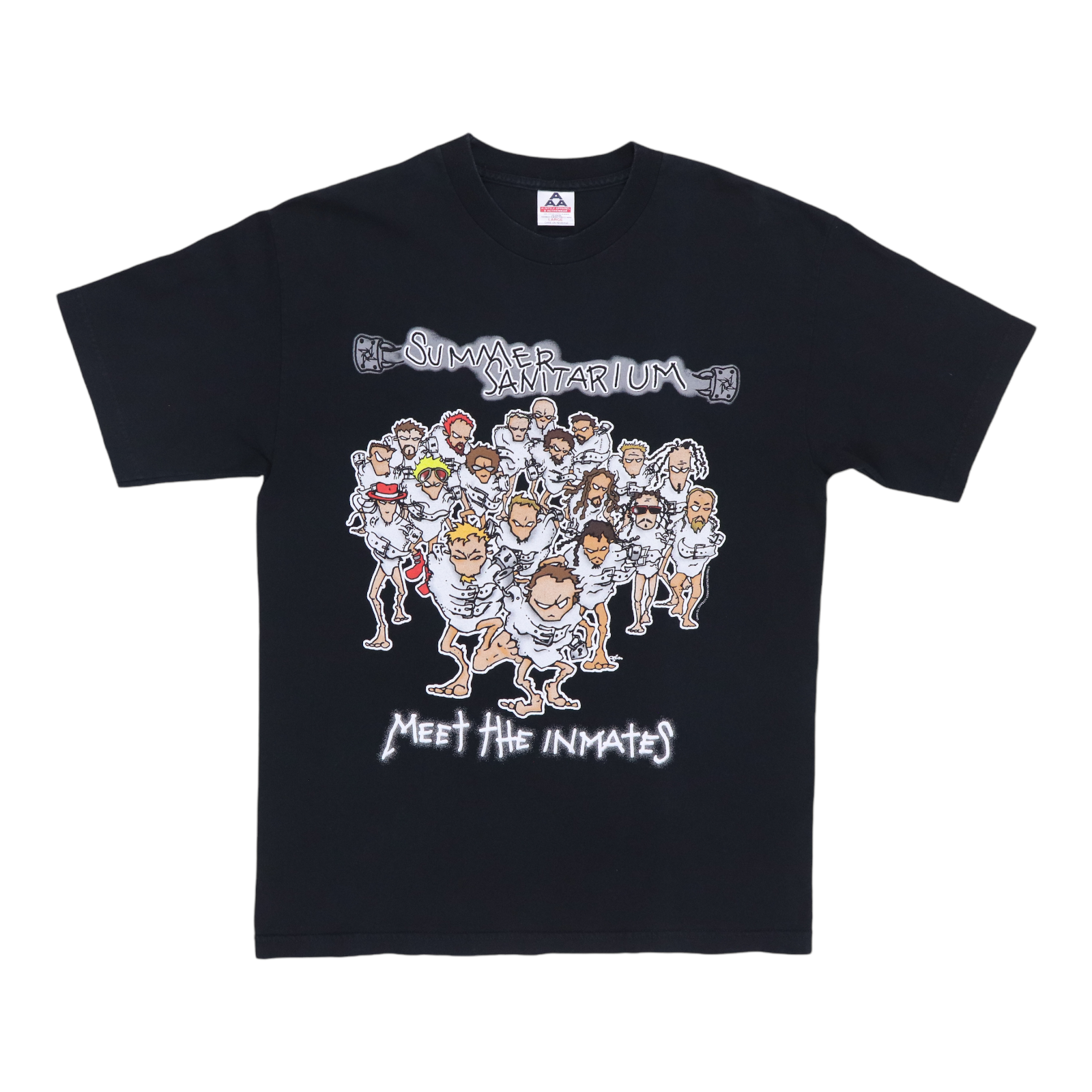 LLICA SUMMER SANITARIUM 00s tシャツ Metallica Vintage T Shirt 2000 Concert Tour Summer