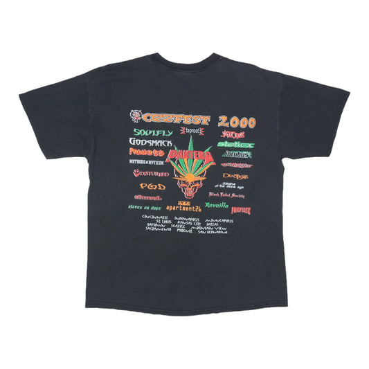 2000 Ozzfest Shirt Back
