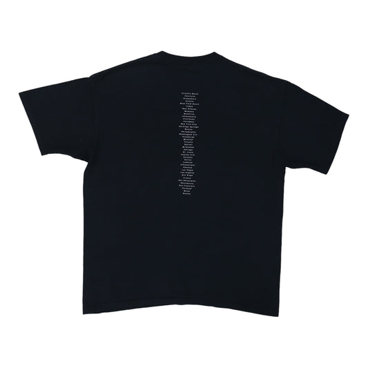 2000 Pearl Jam Binaural Tour Shirt Back