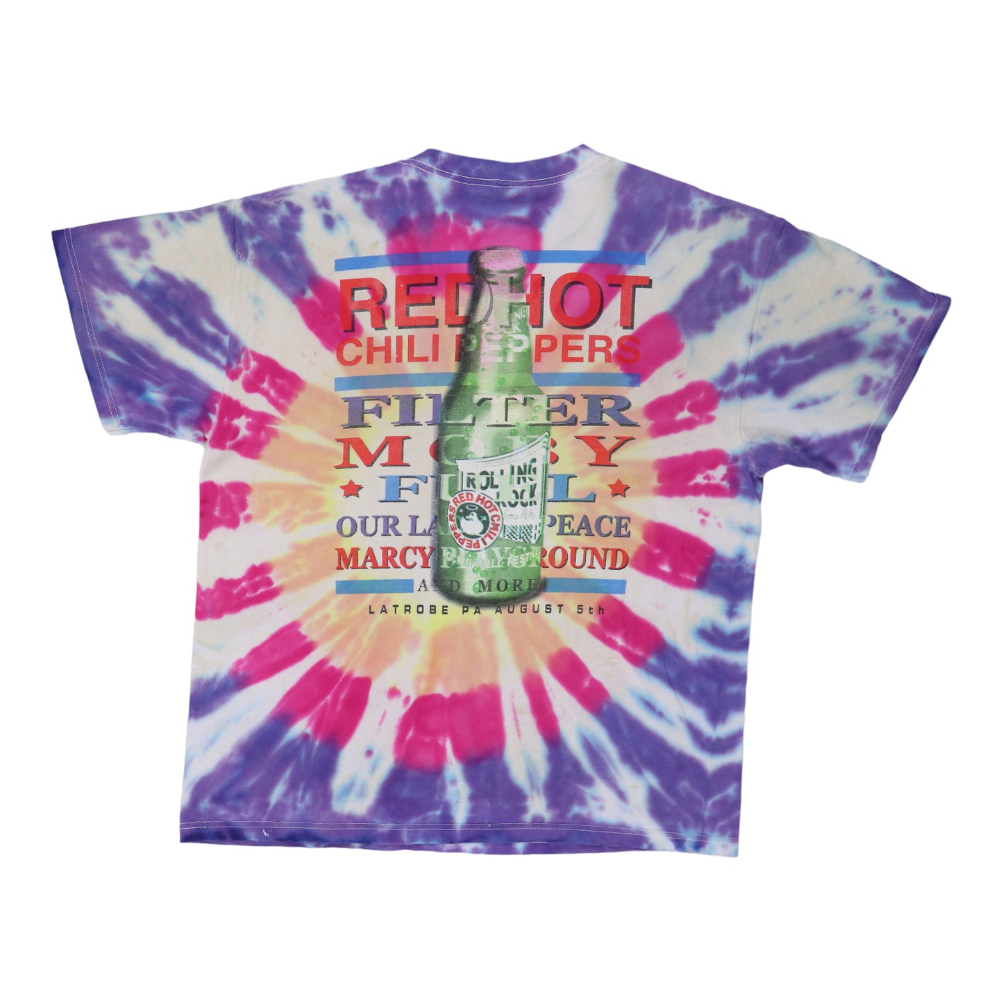 2000 Red Hot Chili Peppers Town Fair Tie Dye Concert Shirt