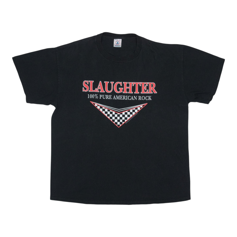 2000 Slaughter Pure American Rock Tour Shirt