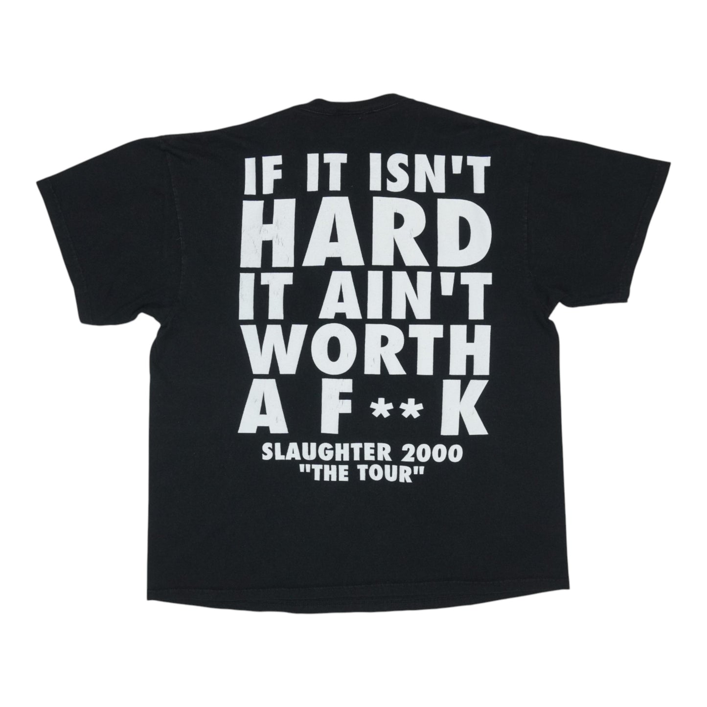 2000 Slaughter Pure American Rock Tour Shirt