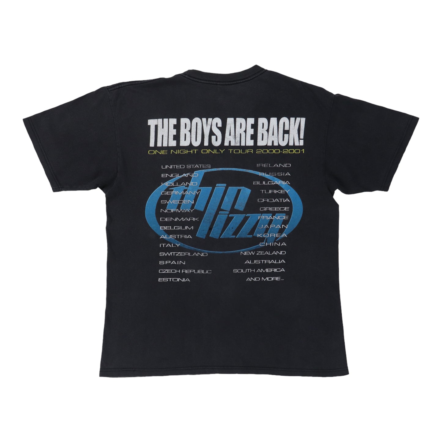 2000 Thin Lizzy The Boys Are Back Concert Shirt