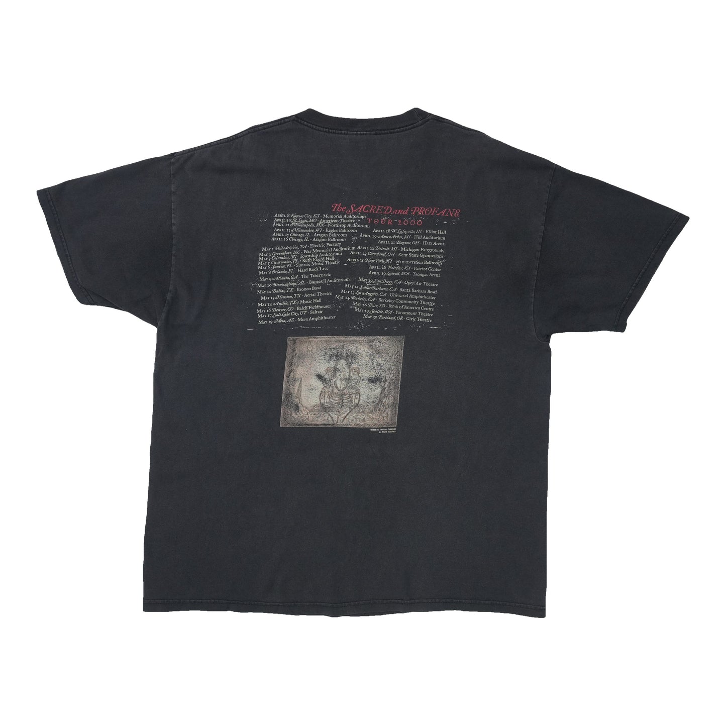 2000 The Smashing Pumpkins Sacred And Profane Tour Shirt