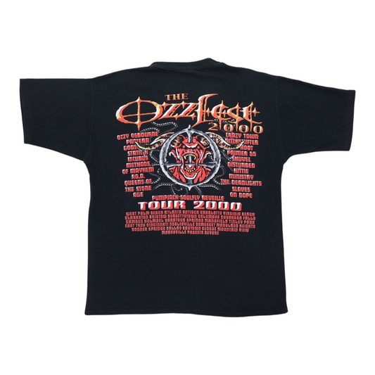 2000 Ozzy Osbourne Ozzffest Tour Shirt Back