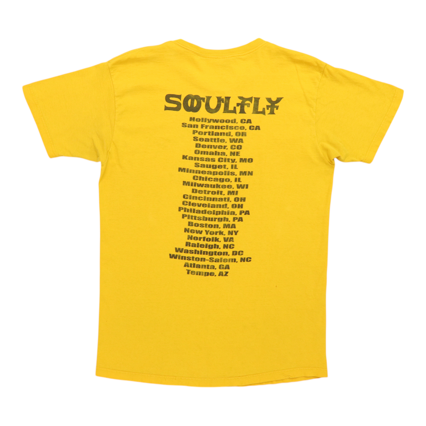 2000 Soulfly Lion Of Judah Tour Shirt