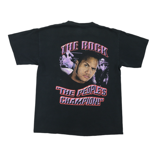 2000 The Rock Know Your Role Shirt Back