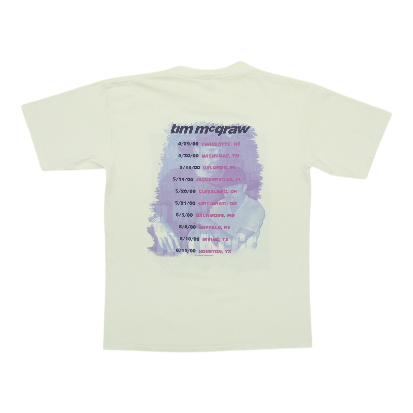 2000 Tim McGraw Tour Shirt