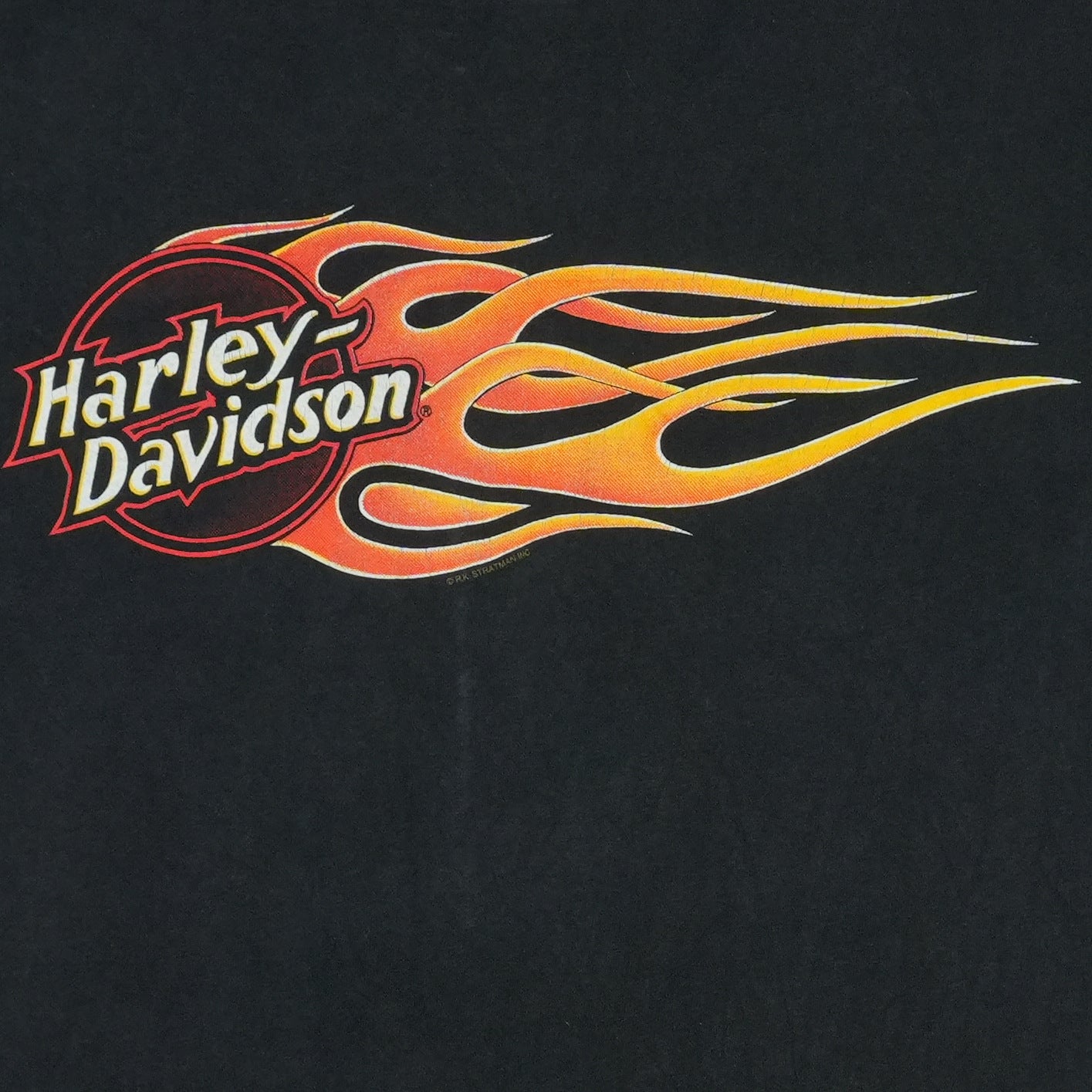 2000s Harley Davidson Flames Shirt