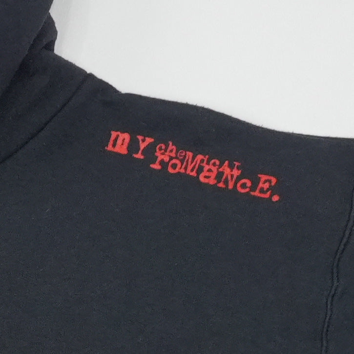 2000s My Chemical Romance Pistols Zip Up Hoodie