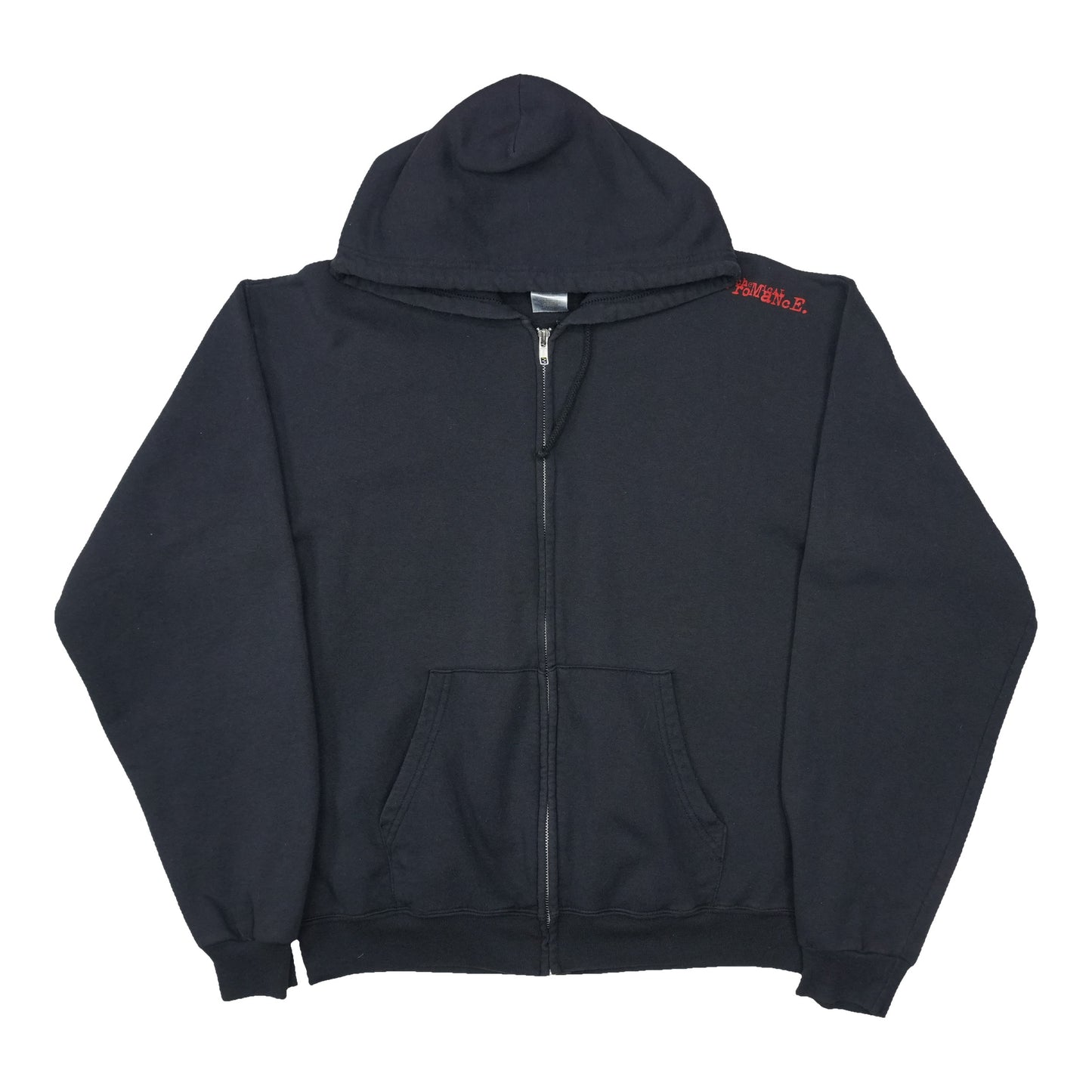 2000s My Chemical Romance Pistols Zip Up Hoodie