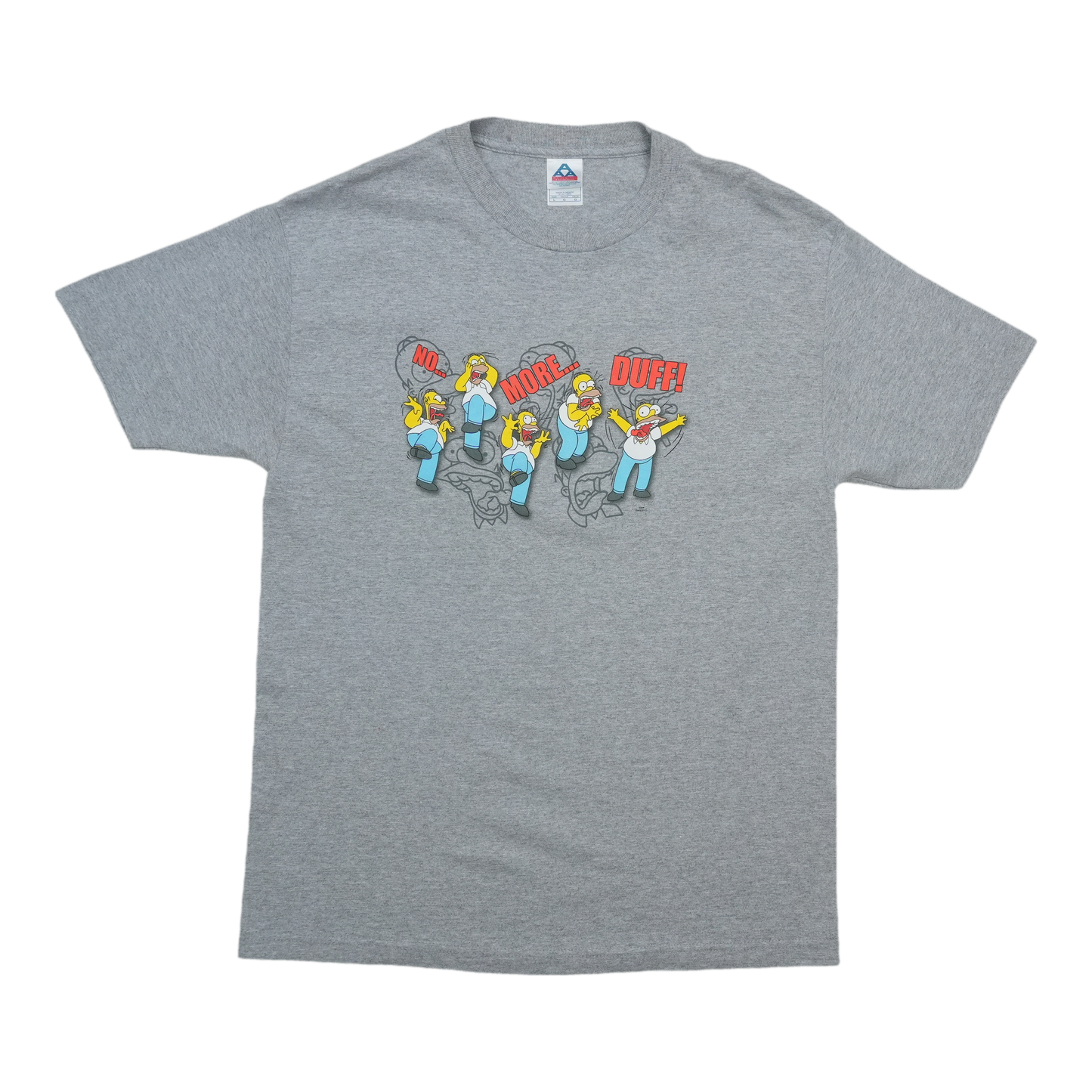 2000s Simpsons Homer Duff Beer Shirt Front