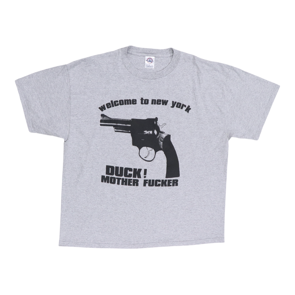 2000s Welcome To New York Duck Mother Fucker Shirt