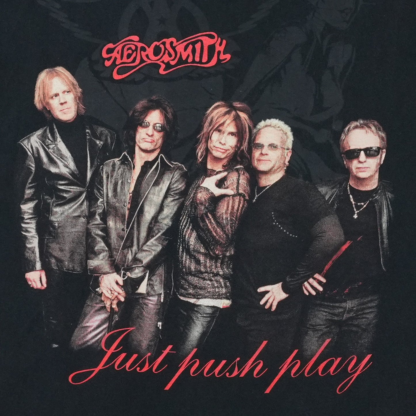 2001 Aerosmith Just Push Play Tour Shirt
