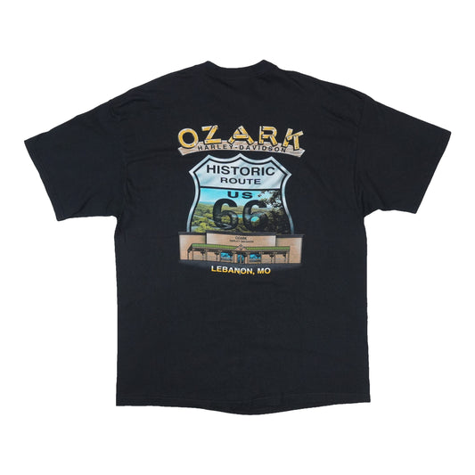 2001 Harley Davidson Ozark Route 66 Lebanon Missouri Shirt