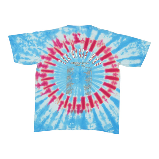 2001 The Guess Who Tour Tie Dye Shirt Back