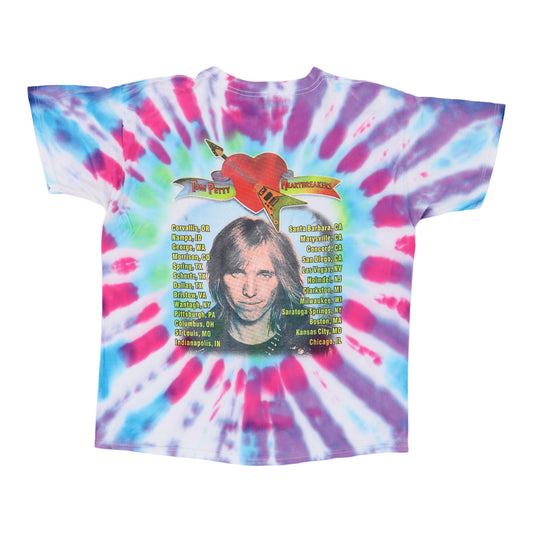 2001 Tom Petty And The Heartbreakers Tie Dye Tour Shirt Back