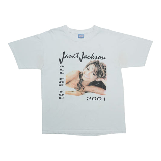 2001 Janet Jackson All For You Tour Shirt Front
