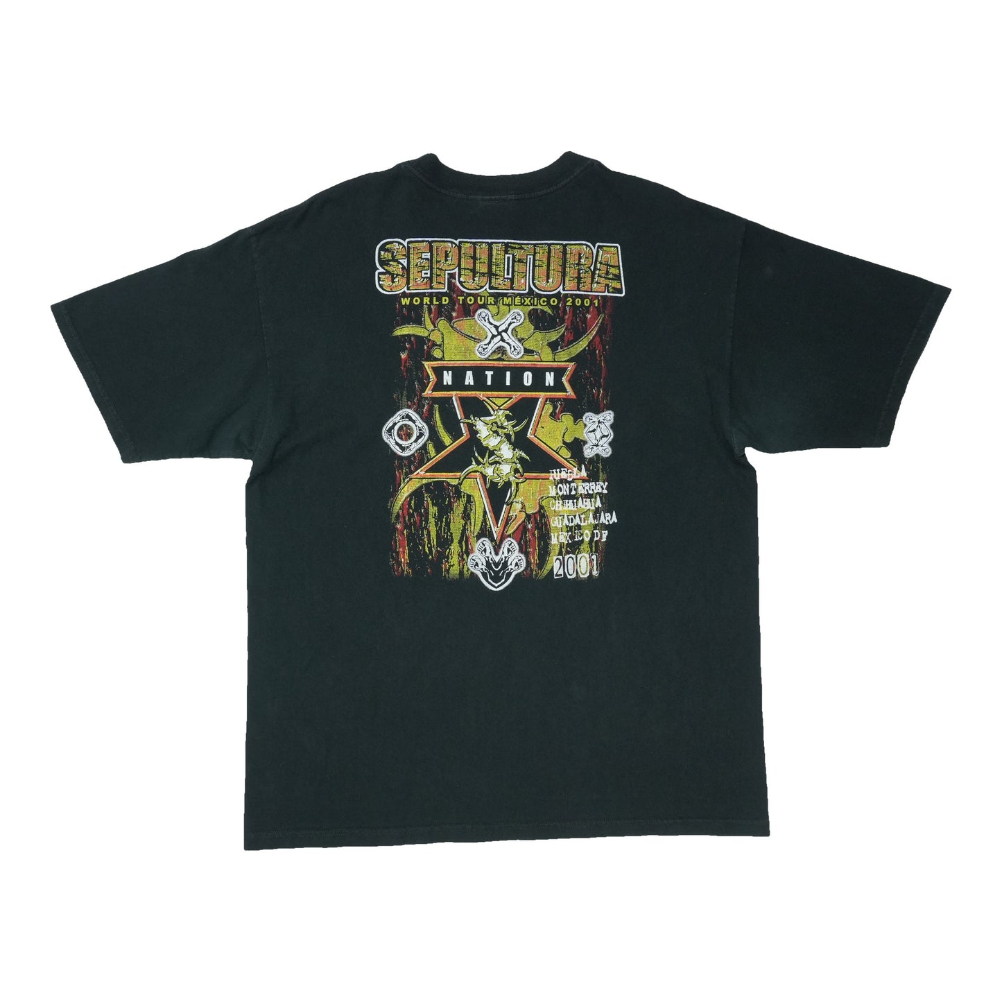2001 Sepultura Nation World Tour Shirt