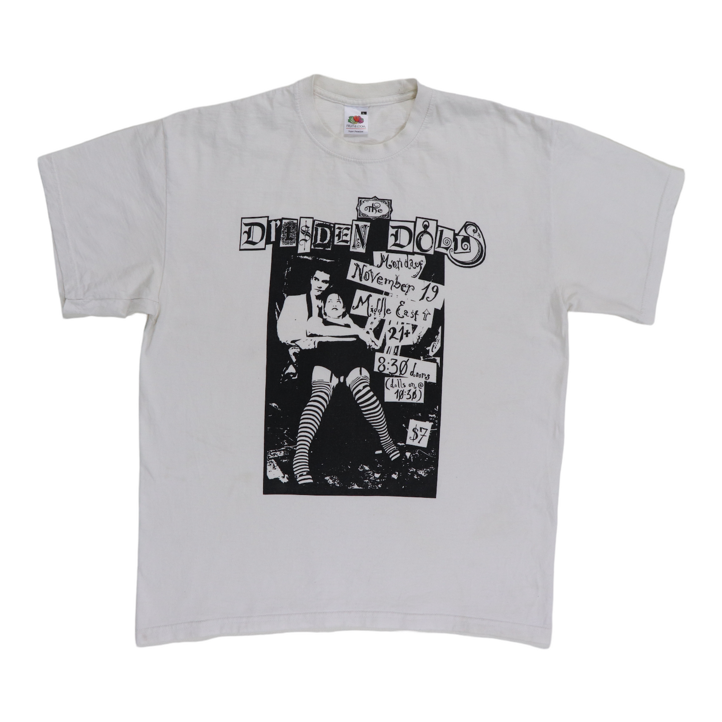 2001 Dresden Dolls Concert Shirt