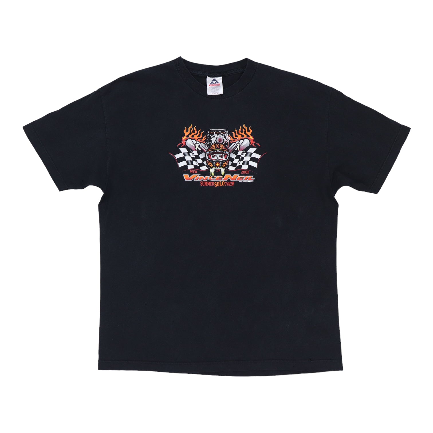 2001 Vince Neil Summer Solo Tour Shirt | Authentic Vintage Tee