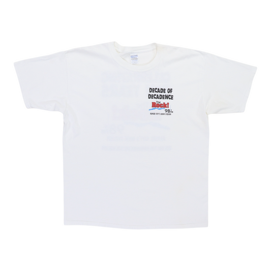 2002 98.9 The Rock Kansas City Decade Of Decadence Shirt