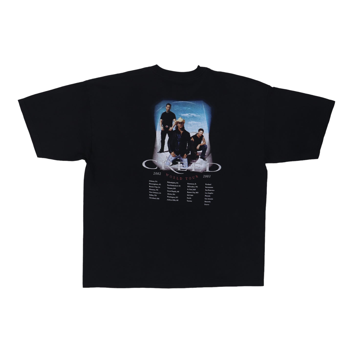 2002 Creed Weathered World Tour Shirt