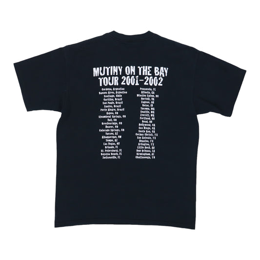 2002 Dead Kennedys Mutiny On The Bay Tour Shirt Back