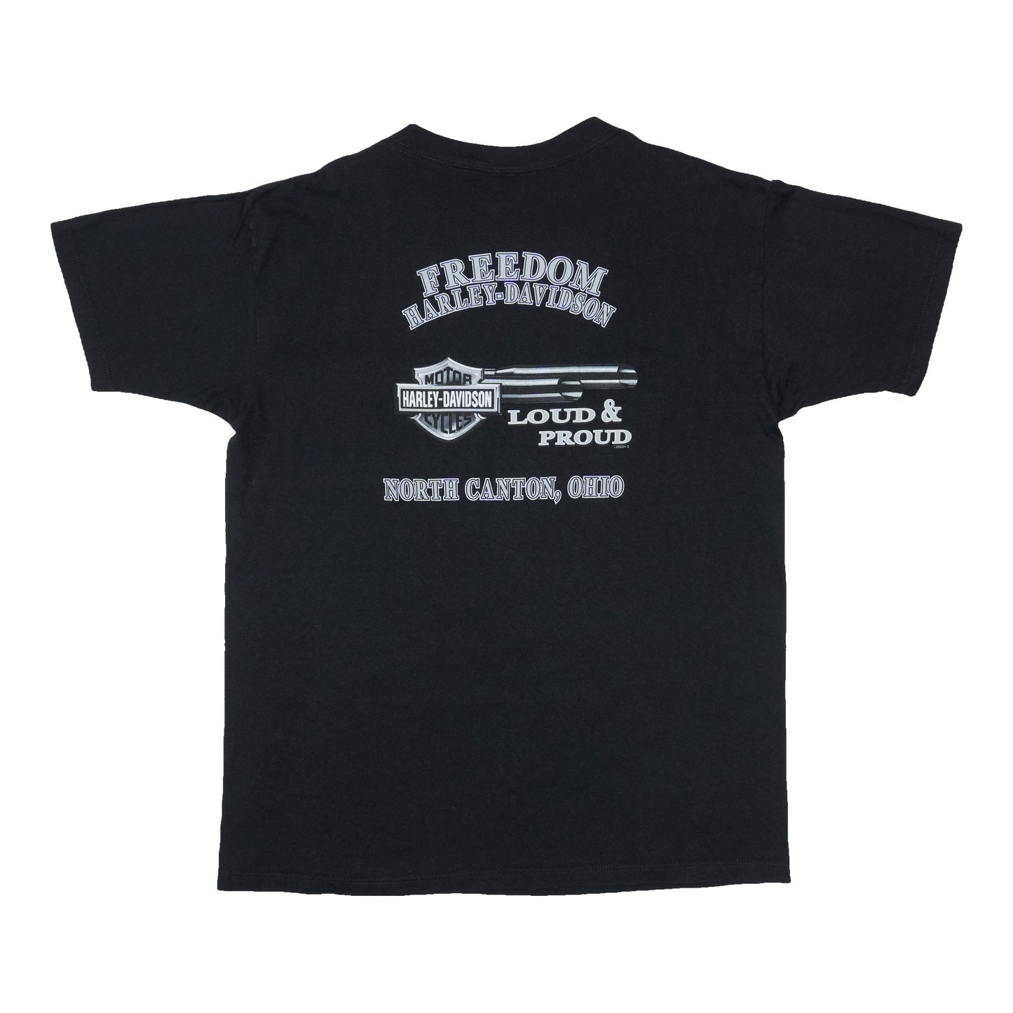 2002 Harley Davidson Loud & Proud North Canton Ohio Shirt