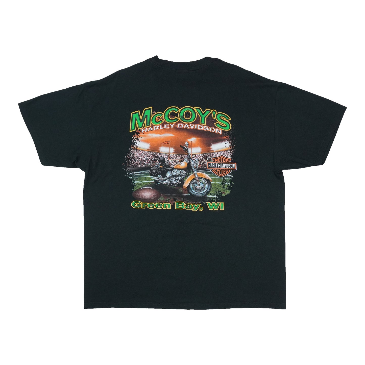 2002 Harley Davidson McCoy's Green Bay Wisconsin Shirt