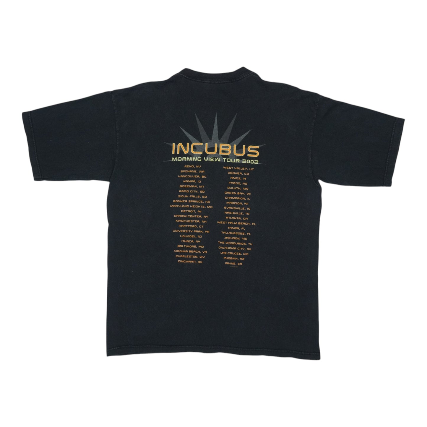 2002 Incubus Morning View Tour Shirt