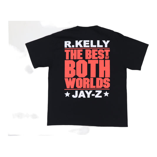 2002 Jay-Z R Kelly Best Of Both Worlds Tour Shirt Back