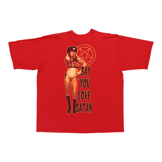 2002 Rob Zombie Say You Love Satan Shirt Back