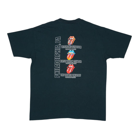 2002 Rolling Stones Philadelphia Tour Shirt Back