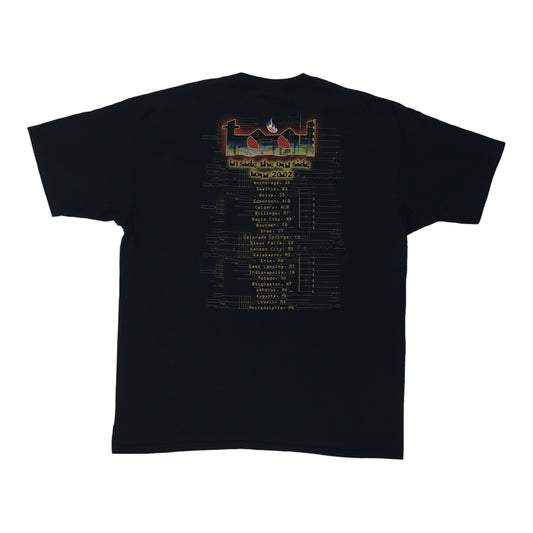 2002 Tool In Side The Out Side Tour Shirt Back