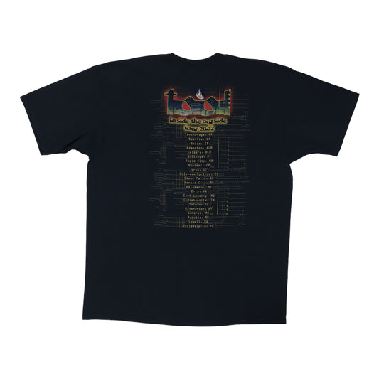 2002 Tool Inside The Outside Tour Shirt Back