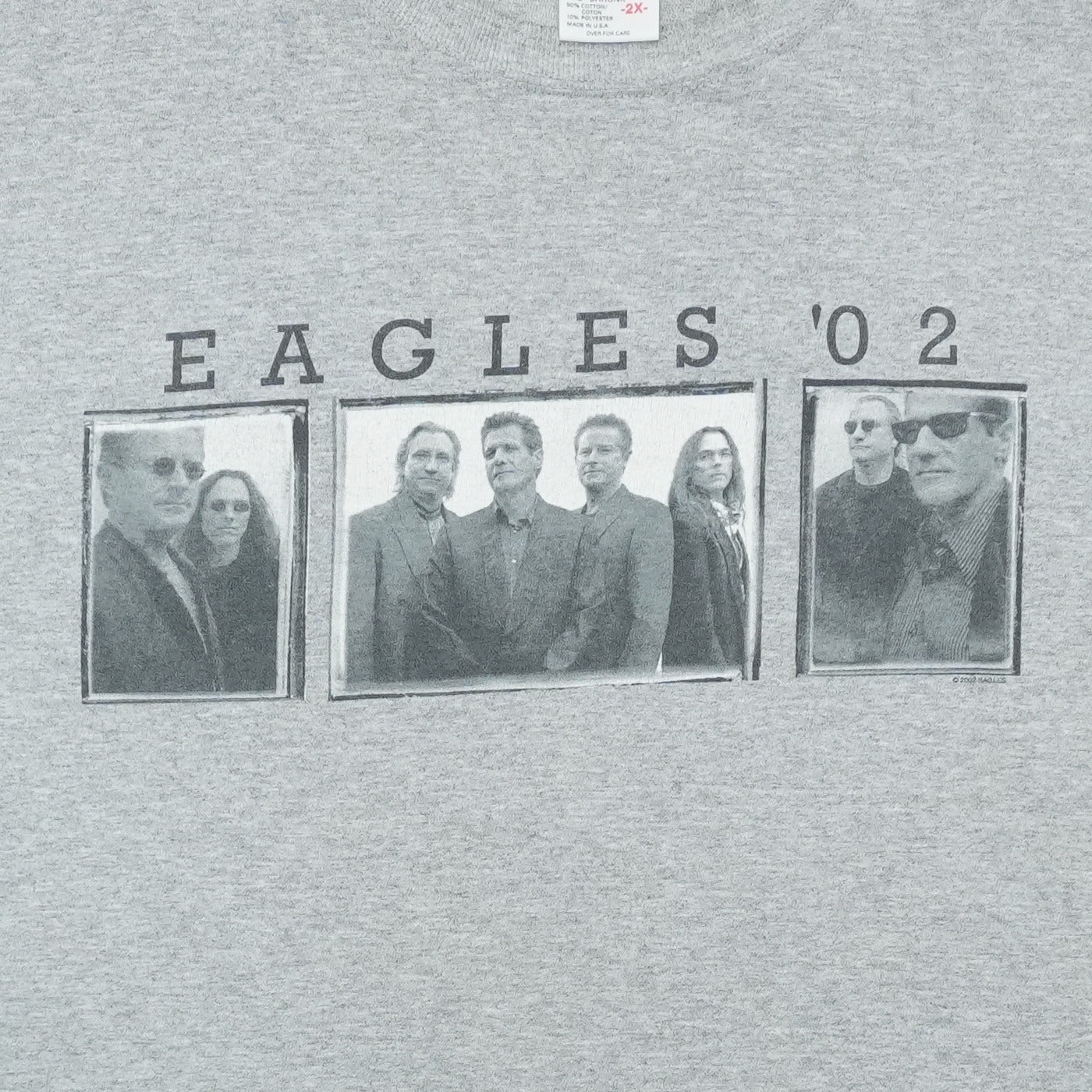 2002 Eagles Band Tour Shirt