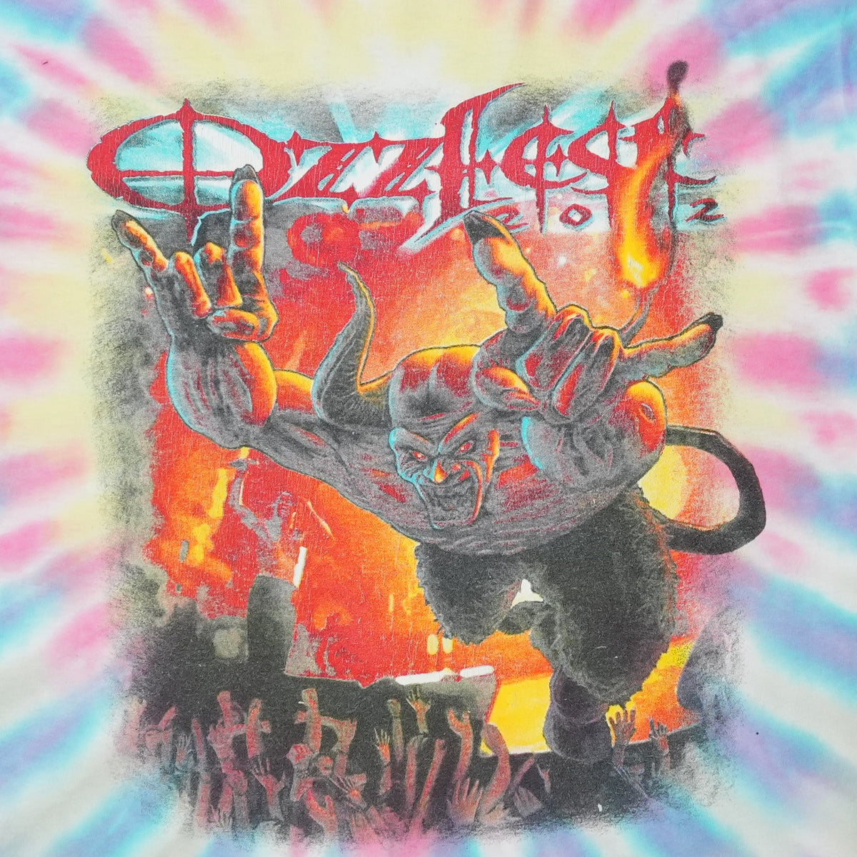 2002 Ozzfest Tie Dye Shirt