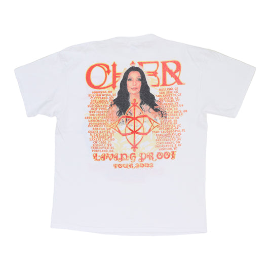 2002 Cher Tour Shirt Back