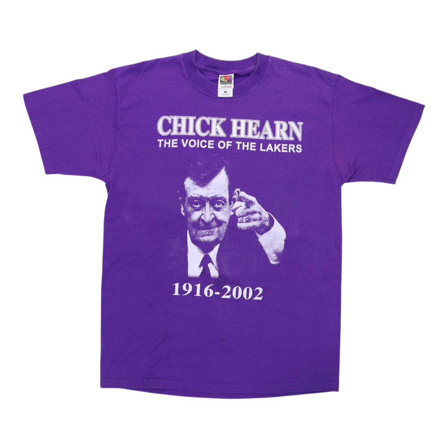 2002 Chick Hearn Voice of the Lakers Shirt