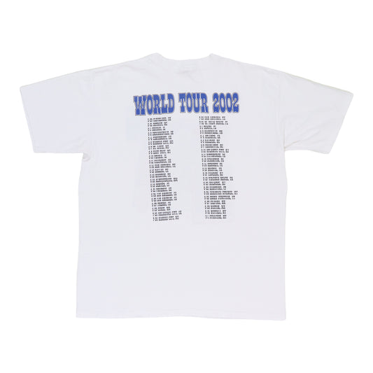 2002 David Lee Roth World Tour Shirt Back