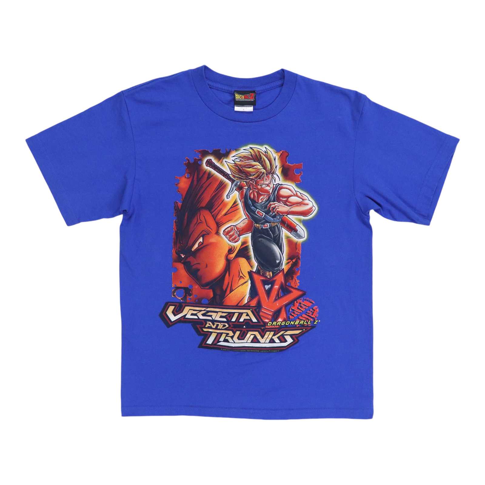 ドラゴンボール ベジット 00s 2003 Tシャツ Vintage 2003 Dragon Ball Z Vegeta Trunks Youth Shirt | Authentic Vintage