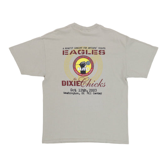 2003 Eagles Dixie Chicks Benefit Concert Shirt