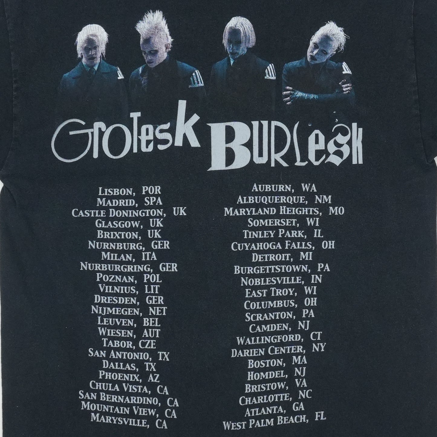 2003 Marilyn Manson Grotesk Burlesk Tour Shirt