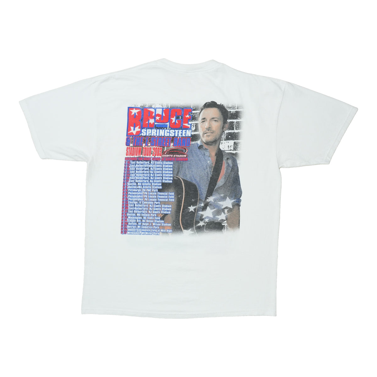 2003 Bruce Springsteen And The E Street Band Stadium Tour Shirt