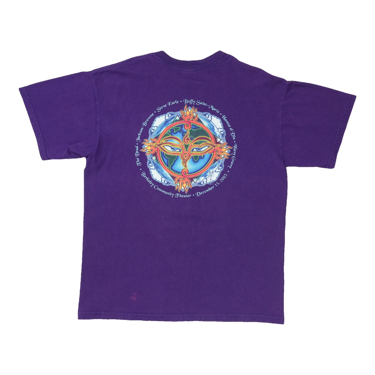 2003 Seva Foundation Silver Anniversary Benefit Shirt