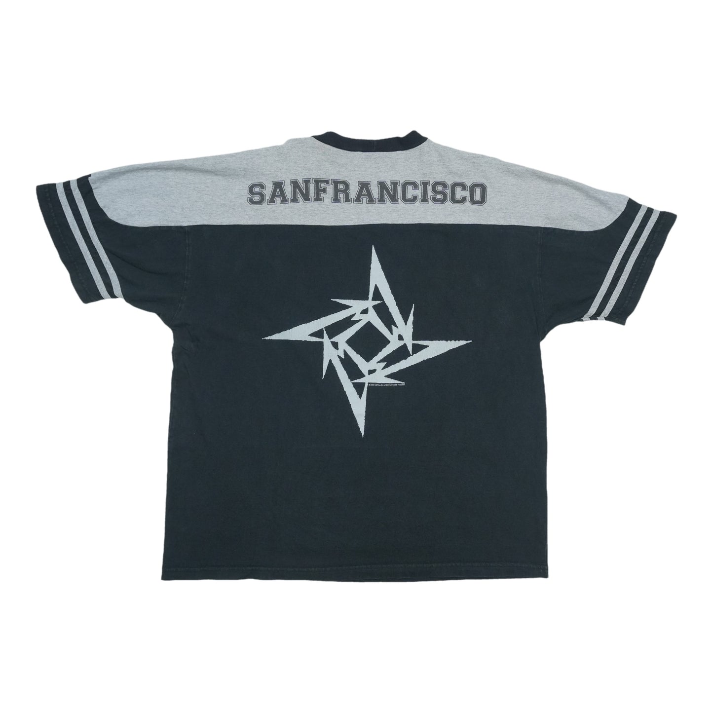 2003 Metallica Scary Guy Jersey Shirt Back